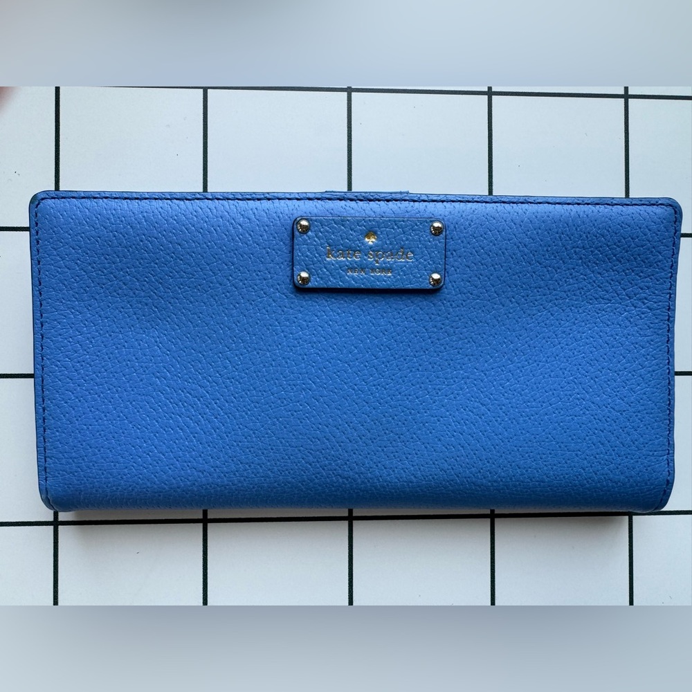 Kate Spade Leather Darcy large slim bifold wallet